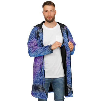 Zen Mandala Fleece Zipper Cloak