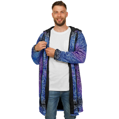 Zen Mandala Fleece Zipper Cloak