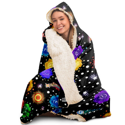 Cosmic Chakra Hooded Blanket