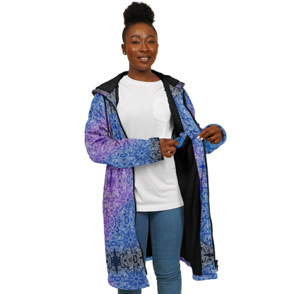 Zen Mandala Fleece Zipper Cloak