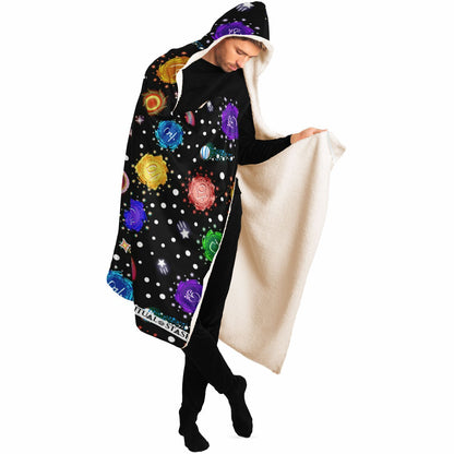 Cosmic Chakra Hooded Blanket