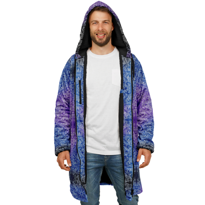 Zen Mandala Fleece Zipper Cloak