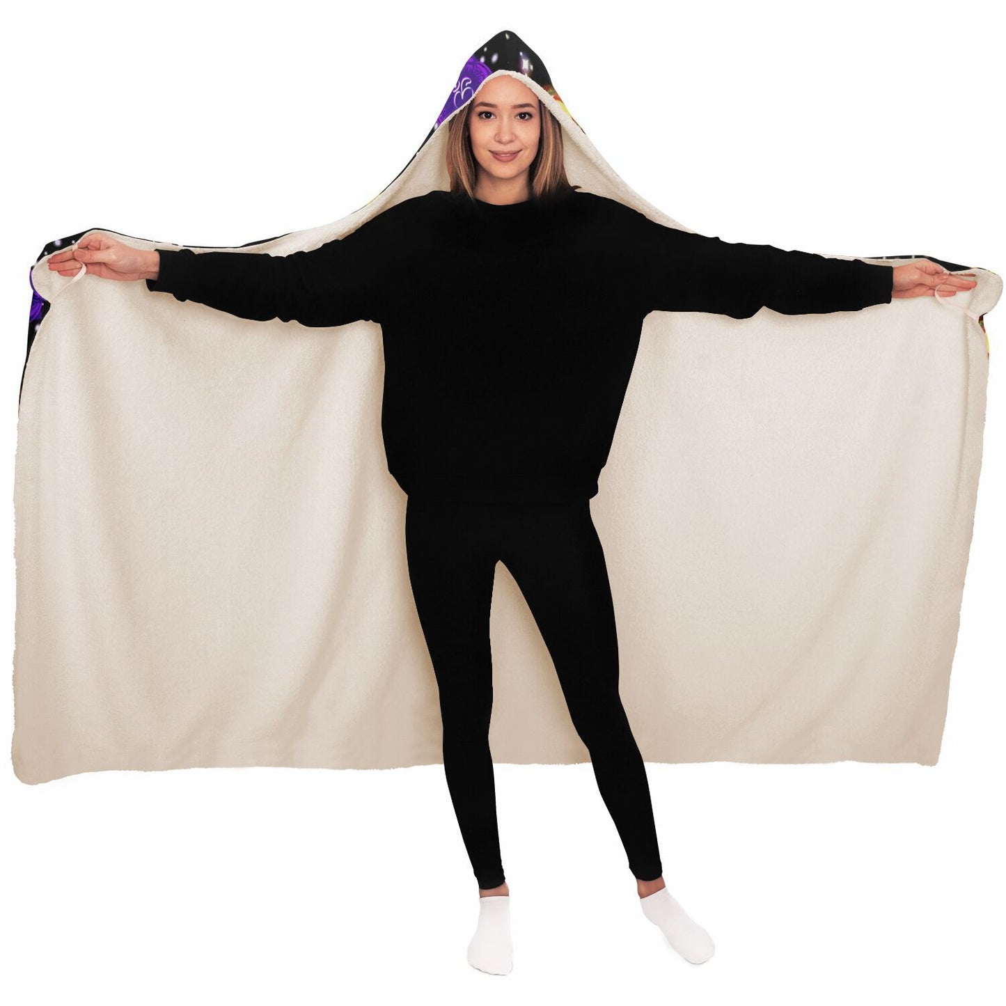 Cosmic Chakra Hooded Blanket